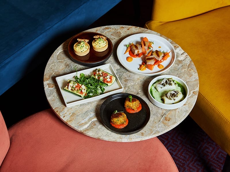 Image of Small Plates in the American Bar of the London Coliseum